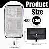 Rectangle PU Leather Envelope Travel Folding Rolls AJEW-WH0248-887A-2