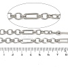 304 Stainless Steel Figaro Chains CHS-A016-75P-A-2