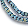 Electroplate Non-magnetic Synthetic Hematite Bead Strands G-I208-19F-D-2