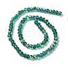 AB Color Plated Transparent Electroplate Beads Strands EGLA-H104-06K-2