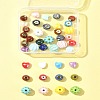 40Pcs Handmade Fancy Antique Glazed Porcelain Beads PORC-FS0001-04-9