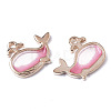 Alloy Resin Pendants RESI-R430-06D-LF-2