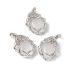 Natural Quartz Crystal Pendants G-P484-03P-07-1