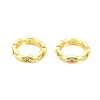 Brass Micro Pave Clear Cubic Zirconia Bead Frame KK-H495-03G-2