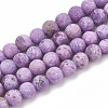 Dyed Natural Gemstone Beads Strands G-T106-344C-1