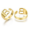 (Jewelry Parties Factory Sale)Alloy Cuff Finger Rings RJEW-S038-195B-G-NR-1