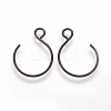 304 Stainless Steel Earring Hooks STAS-O119-10B-2