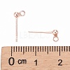 925 Sterling Silver Ear Stud Findings STER-K167-042A-RG-3