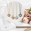 1Pc Stainless Steel Heart Pendant Urn Ashes Necklaces NJEW-CN0001-17G-7