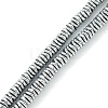 Electroplated Synthetic Non-Magnetic Hematite Beads Strands G-H020-M01-12-1