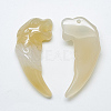 Natural White Agate Big Pendants G-T122-09D-2
