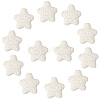 24Pcs Star Synthetic Lava Rock Beads G-PA0002-25B-1