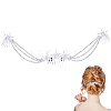 Alloy Rhinestone Hair Combs MRMJ-WH2007-031P-1