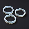 Opalite Oval Beaded Stretch Bracelet G-E010-01O-3