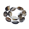 Natural Banded Agate/Striped Agate Beads Strands G-I245-58C-2