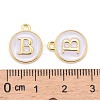 Golden Plated Alloy Charms X-ENAM-S118-01B-3