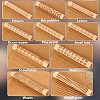 Wood Embossing Rod DIY-WH0504-892-5