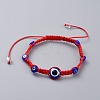 Nylon Thread Braided Bead Bracelets BJEW-JB04769-02-1
