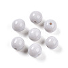 Opaque Solid Color Glass Beads LS-GLAA-N007-8mm-A08-1