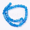Handmade Millefiori Glass Beads Strands LK-P031-06-2