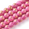 Natural Mashan Jade Beads Strands G-F670-A21-8mm-1