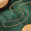 304 Stainless Steel Lumachina Chain Necklaces X-NJEW-F248-17A-G-1