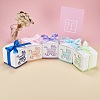Hollow Stroller BB Car Carriage Candy Box wedding party gifts with Ribbons CON-BC0004-97C-3