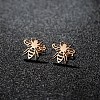Bees 201 Stainless Steel Stud Earrings FS-WGD71BE-04-2