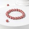 100Pcs 8mm Grade AAA Natural Rhodonite Round Beads DIY-LS0002-65-6