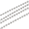 Tarnish Resistant 201 Stainless Steel Ball Chainswith Spool CHS-R008-19-100m-1