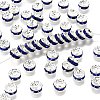 Brass Grade A Rhinestone Spacer Beads RB-A014-Z8mm-05S-1