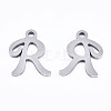 Non-Tarnish 201 Stainless Steel Charms X-STAS-T044-217P-R-2