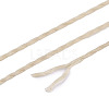 2-Ply Round Waxed Cotton Thread Cords YC-T004-01A-16-4