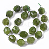 Natural Canadian Jade Beads Strands G-R462-09-2