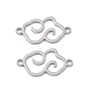 Non-Tarnish 304 Stainless Steel Connector Charms STAS-A071-01P-2