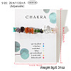 Colorful Stone Chip Braided Beaded Chakra Adjustable Bracelets for Fall and Winter Fashion Gift FJ4689-4