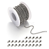 304 Stainless Steel Ball Chains and Ball Chain Connectors Set CHS-YW0001-01C-1