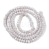 Electroplate Glass Beads Strands EGLA-A044-P1mm-B19-3