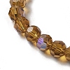 Electroplate Transparent Glass Beads Strands EGLA-A035-T6mm-L04-3