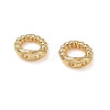 Brass Ring Charm Connectors KK-CBA50B0-21G-1