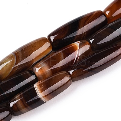 Natural Agate Dyed Beads Strands G-T138-230D-1