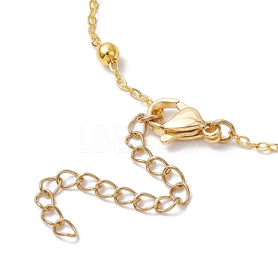 Brass Flat Oval Cable Chain Bracelets BJEW-JB11602-01-1