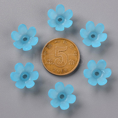 Frosted Acrylic Bead Caps MACR-S371-07A-755-1