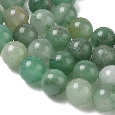Natural Green Aventurine Beads Strands G-E380-02-4mm-1