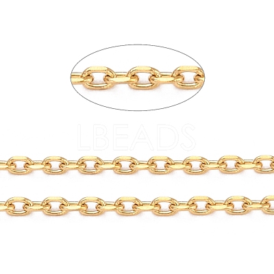 PVD Vacuum Plating 304 Stainless Steel Cable Chains CHS-D033-03G-02-1