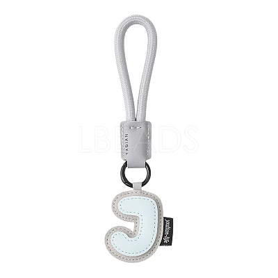 PU Leather Letter Pendant Decoration HJEW-YWC0002-001J-1