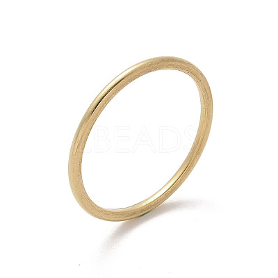 304 Stainless Steel Plain Band Rings STAS-I160-F-G-1