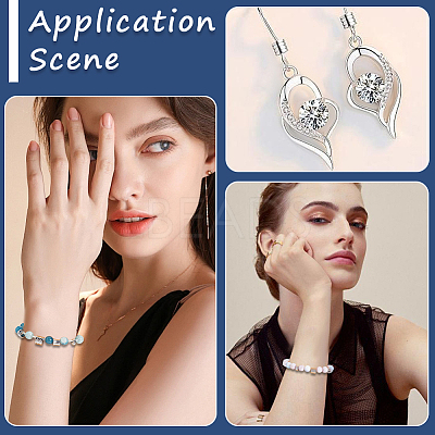 48Pcs 8 Styles 304 & 201 Stainless Steel Beads STAS-SC0009-35-1