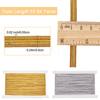 20M 2 Colors Nylon Elastic Cords EC-GF0001-27-1