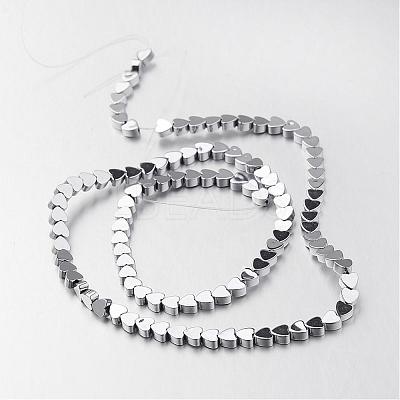 Electroplate Non-magnetic Synthetic Hematite Bead Strands G-F300-23A-01-1